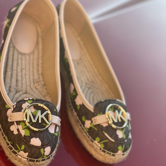 Michael kors Lillie espadrilles flat size 9 brown - Picture 3 of 10
